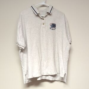 Disney Gray Polo with Embroidered Logo